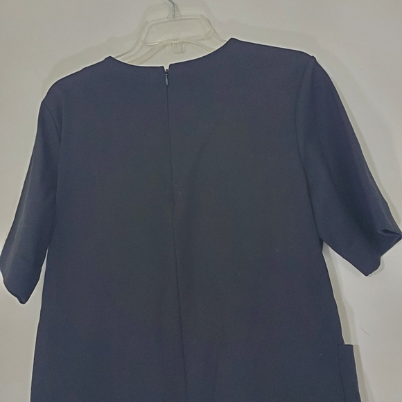 Everlane Black Thick Boxy Blouse, Size Large - Picture 5 of 10